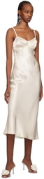 Anna October White Waterlily Midi Dress