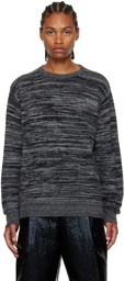 Dries Van Noten Gray Crewneck Sweater