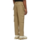 Juun.J Beige Cotton Cargo Pants