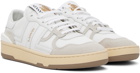 Lanvin White Clay Sneakers