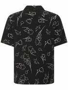 THEORY Printed Lyocell Short Sleeve Shirt