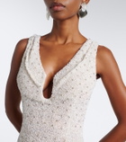 Rachel Gilbert Ruby embellished gown