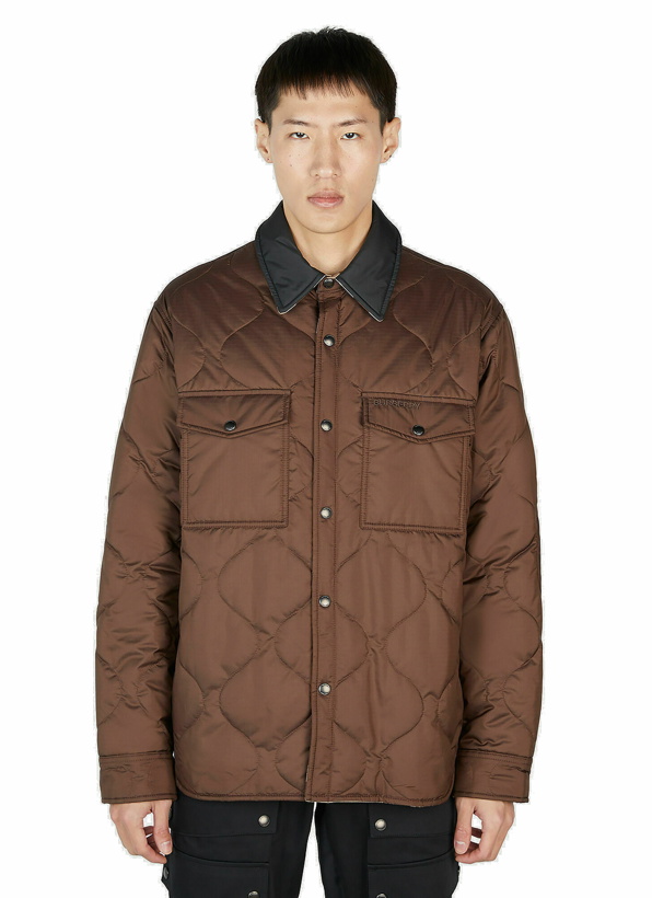 Photo: Burberry - Quilted Reversible Jacket in Brown