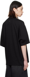 Wooyoungmi Black Embroidered T-Shirt