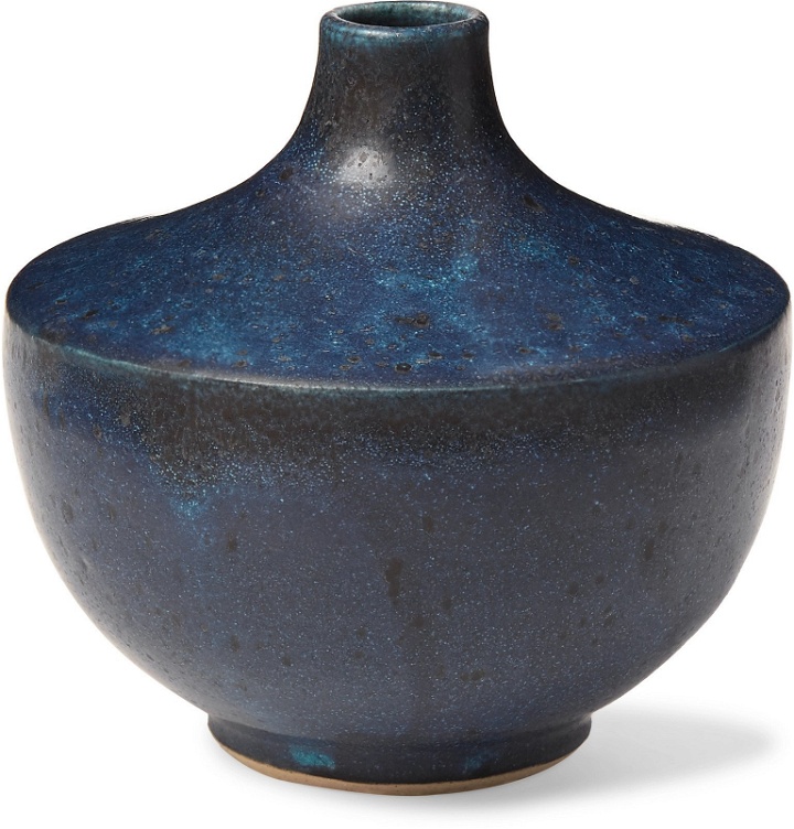 Photo: Roman & Williams Guild - Magnolia Ceramics 4.5" Vase - Blue
