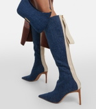 Jacquemus - Les Bottes Cordao denim knee-high boots
