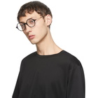 Issey Miyake Men Black Round 6 Glasses