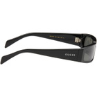 Gucci Black Rectangular Squared Sunglasses