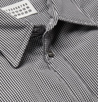 Maison Margiela - Padded Checked Cotton Oxford Overshirt - Black