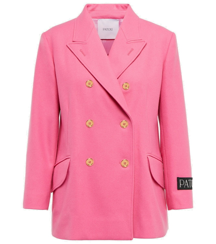 Patou Wool and cashmere flannel blazer Patou