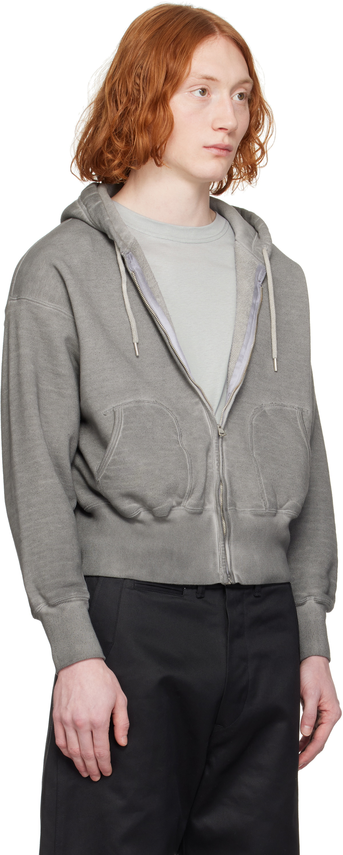 Taiga Takahashi Gray Lot. 615 Hoodie
