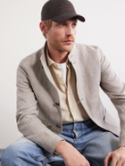 Zegna - Oasi Logo-Detailed Linen Baseball Cap - Brown