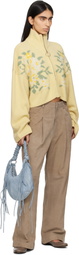 Holzweiler Yellow Tine Cropped Cardigan