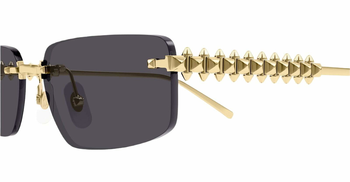 Cartier Eyewear Clash De Cartier Ct0544s-002 - Gold Sunglasses