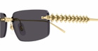 Cartier Eyewear Clash De Cartier Ct0544s-002 - Gold Sunglasses