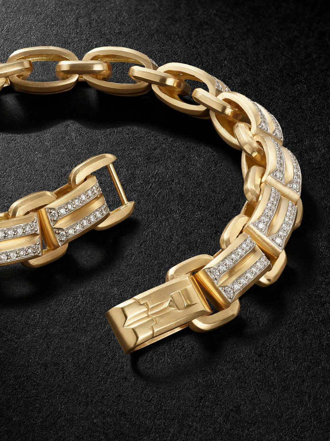 David Yurman - Streamline® 18-Karat Gold Diamond Chain Bracelet - Gold