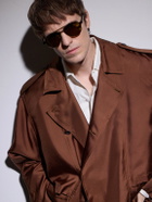 SAINT LAURENT - Aviator-Style Black-Tone Sunglasses