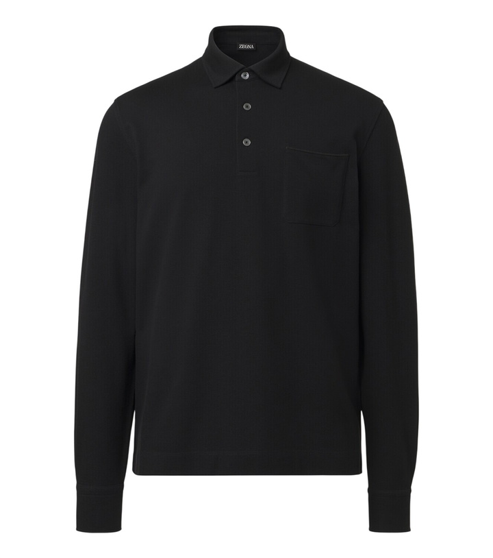 Photo: Zegna Cotton piqué polo shirt
