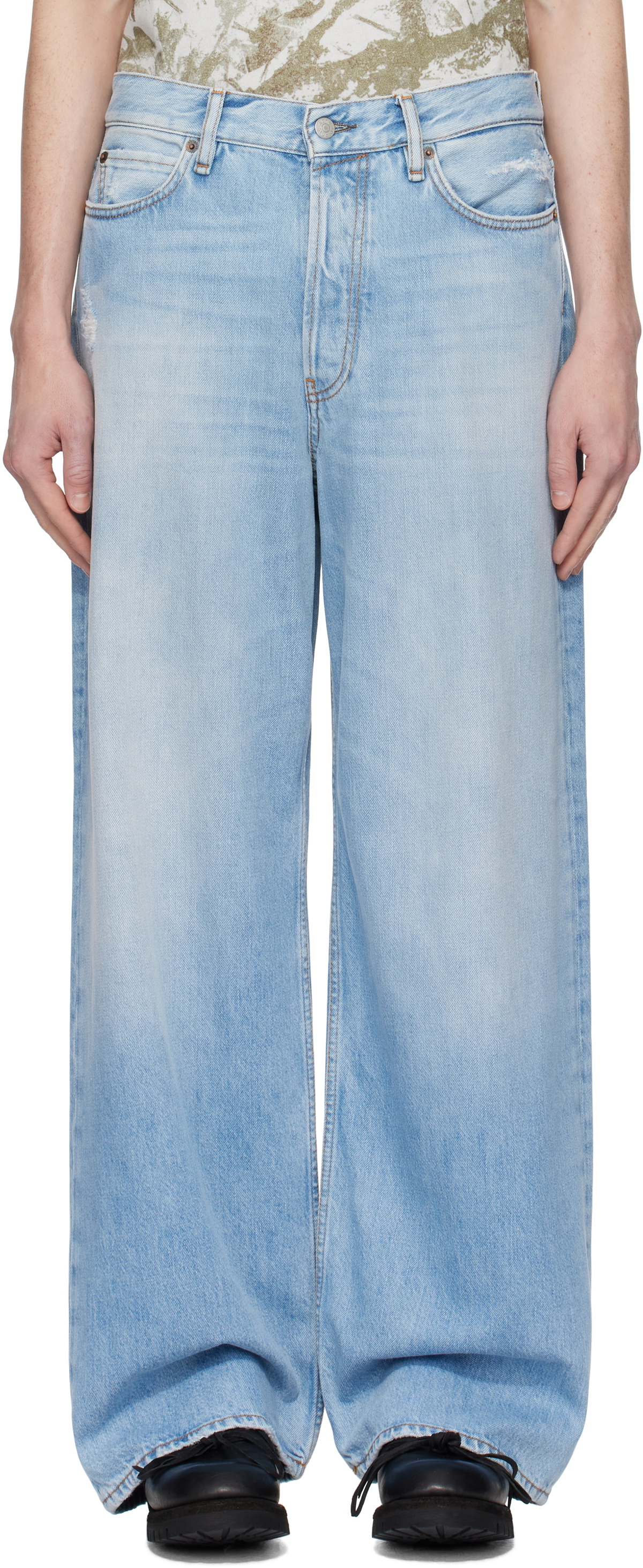 Acne Studios Blue Baggy Fit 1981M Jeans Acne Studios