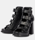Alexander McQueen Caged 120 leather platform sandals