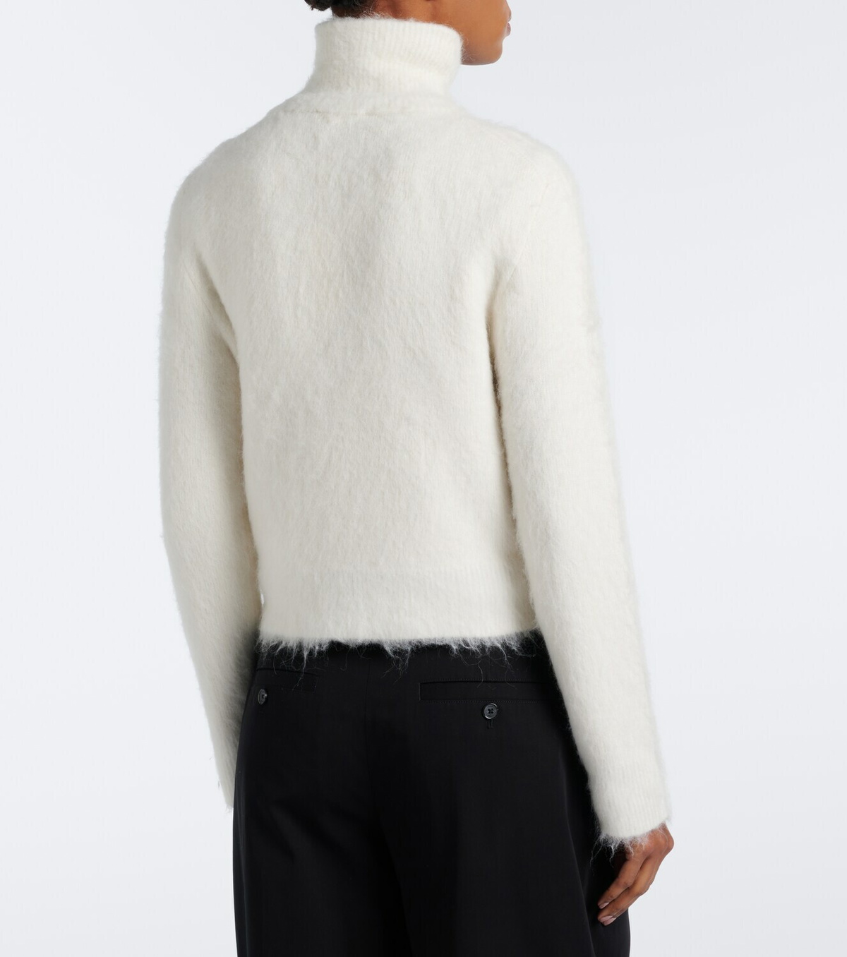 Vince Wool and alpaca-blend zip-up cardigan