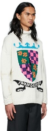 JW Anderson Off-White Wool & Acrylic Sweater