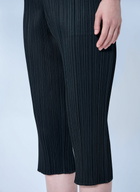 Pleats Please Issey Miyake Pleated Cropped Trousers
