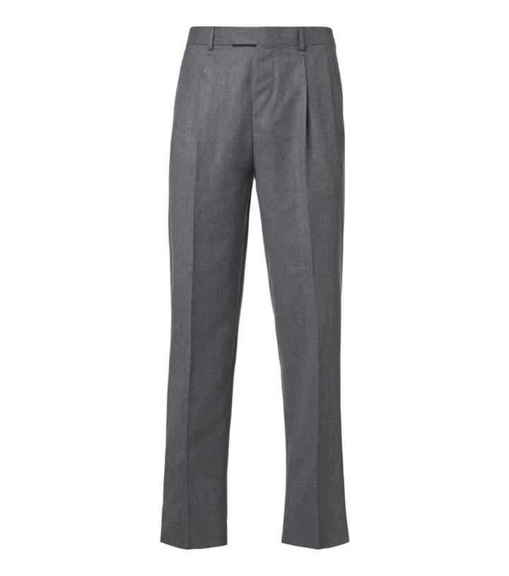 Photo: Zegna Wool flannel straight pants