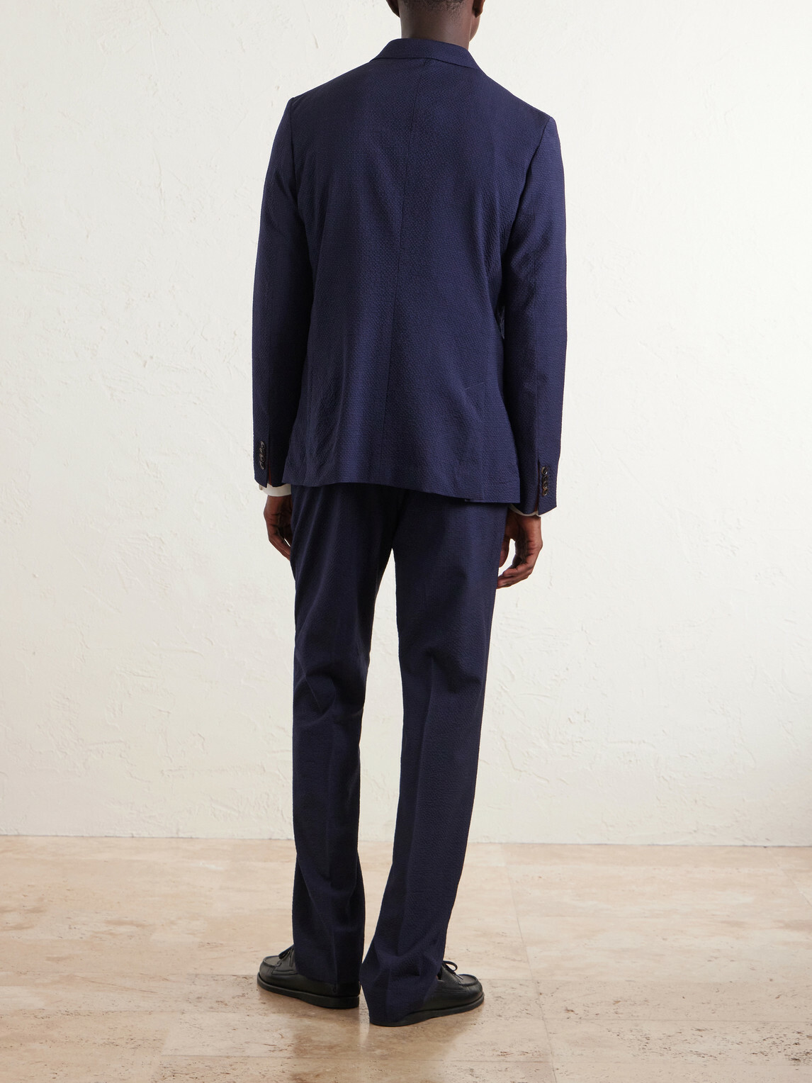 Paul Smith - Wool-Blend Seersucker Suit Jacket - Blue