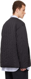 MM6 Maison Margiela Black 'Sportsjacket' Reversible Jacket