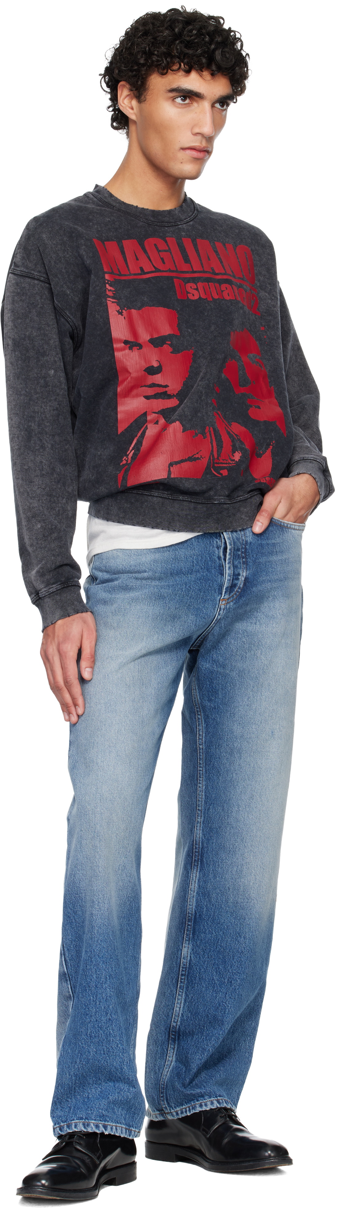 Dsquared2 Gray Magliano Edition Rock Relax Fit Sweatshirt