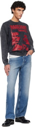 Dsquared2 Gray Magliano Edition Rock Relax Fit Sweatshirt