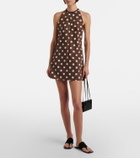 Asceno Antigua linen and cotton minidress
