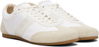 LEMAIRE White & Beige Soft Runner Sneakers