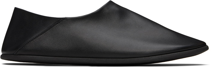 Photo: CHRISTEN SSENSE Exclusive Black Big Bootie Mule Loafers