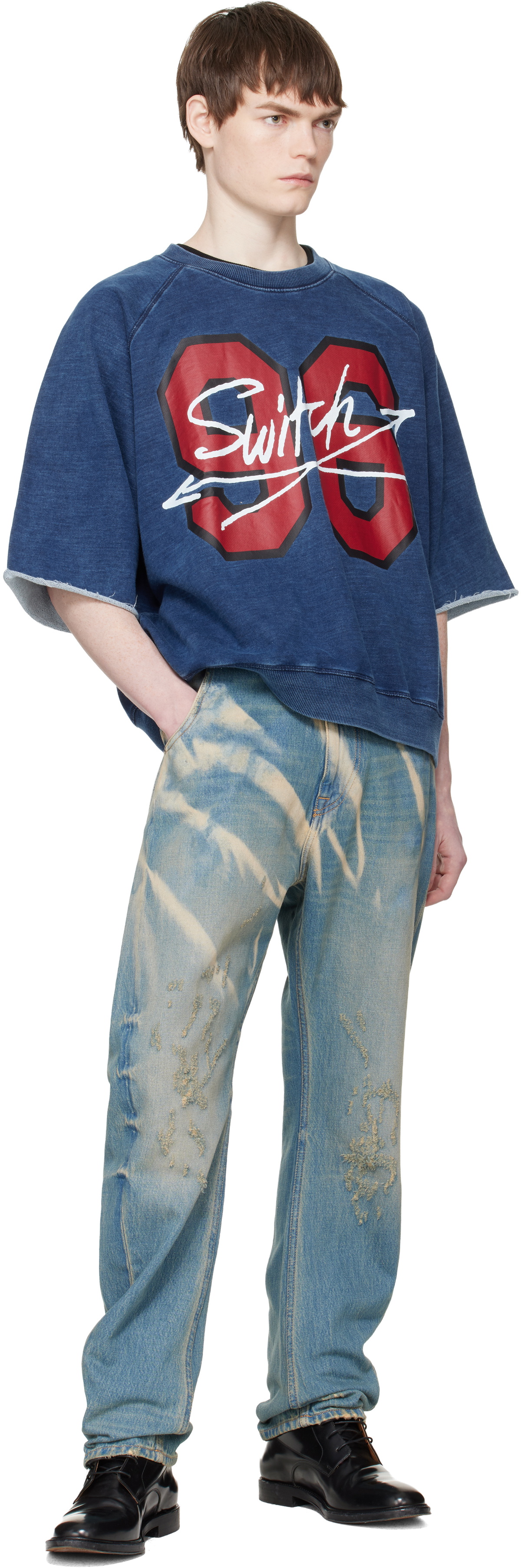 Vivienne Westwood Blue 96 Switch S/S Raglan Sweatshirt Vivienne