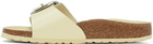 Birkenstock Yellow Madrid Big Buckle Sandals