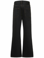 WARDROBE.NYC - Low Rise Wide Cotton Jeans