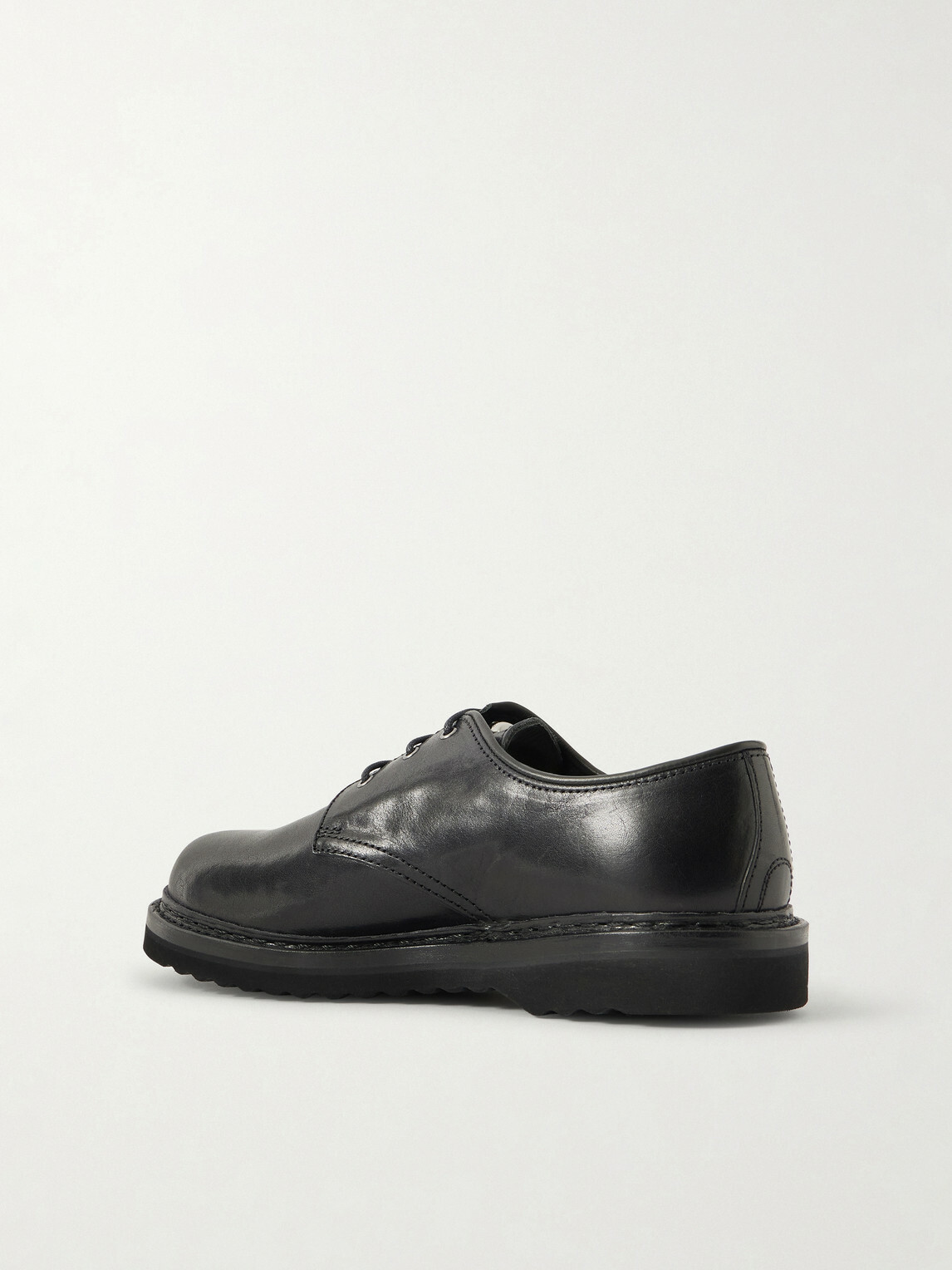 Our Legacy - Trampler Leather Derby Shoes - Black