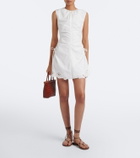 SIR Klara ruched cotton minidress