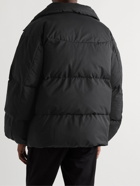 Studio Nicholson - Oject Oversized Quilted Padded Cotton-Blend Shell Jacket - Blue