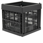 HAY Cube Recycled Colour Crate in Charcoal 