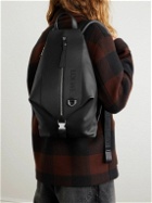 LOEWE - Logo-Embossed Leather Backpack