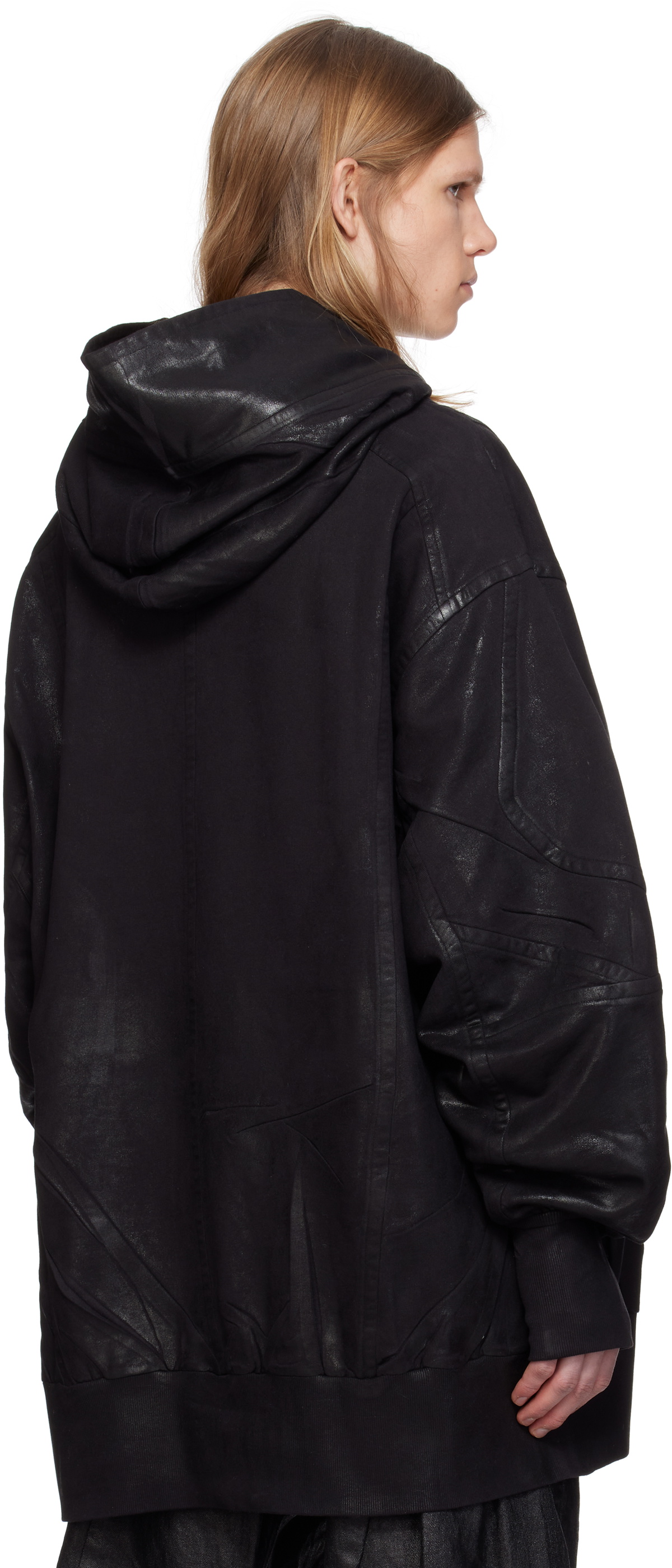 激安購入 JULIUS Coated Satin Short Hooded Blouson 【公式通販】