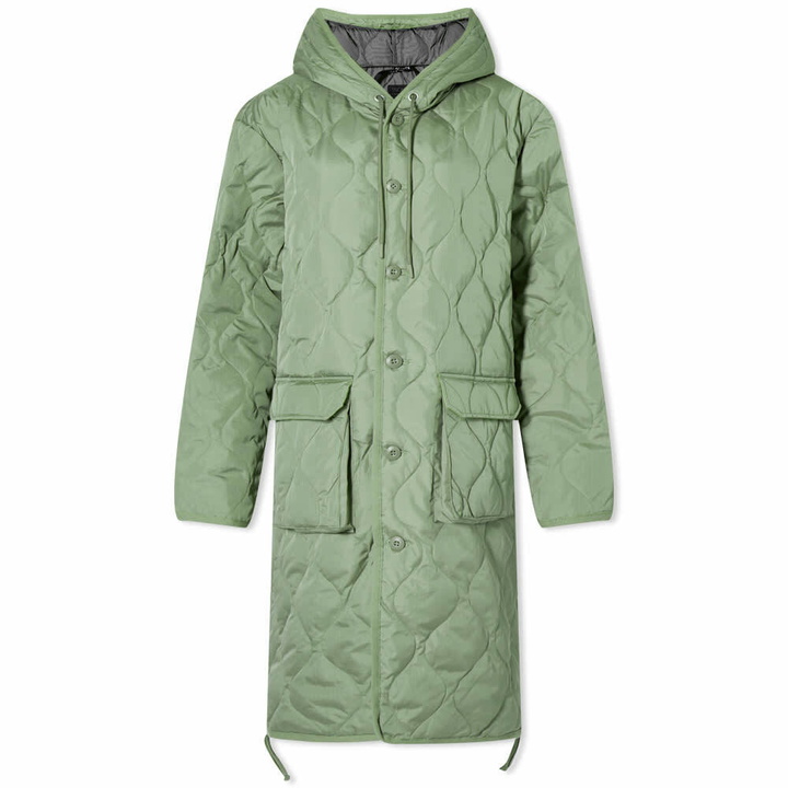 Photo: Taion Women's Hood Down Coat in Sage Green