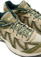 Salomon Xt-whisper Embroidery Panelled Mesh-knit Sneakers Green