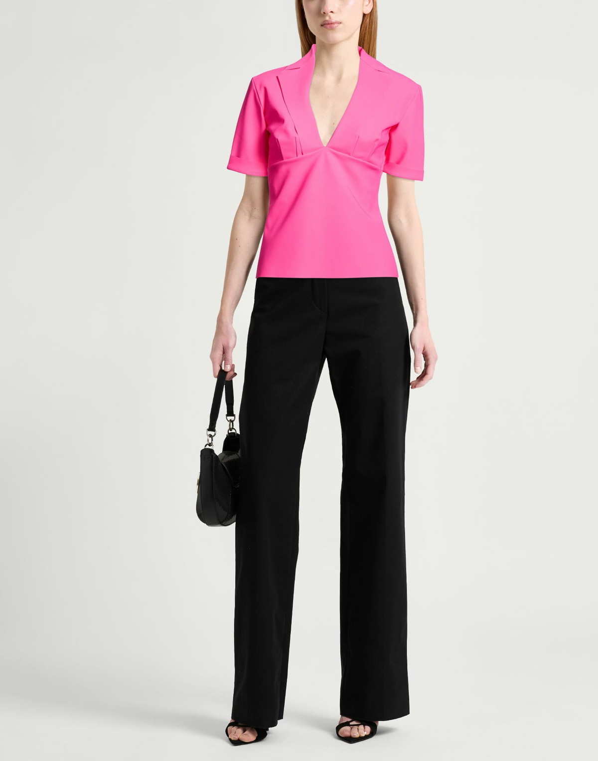 Chiara Boni La Petite Robe Womens Top Fuchsia