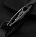 Alexander McQueen - Leather-Trimmed Logo-Print Shell Backpack - Black