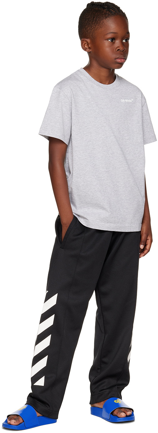 Off White Kids Boys T Shirt In Olive Green main image 0