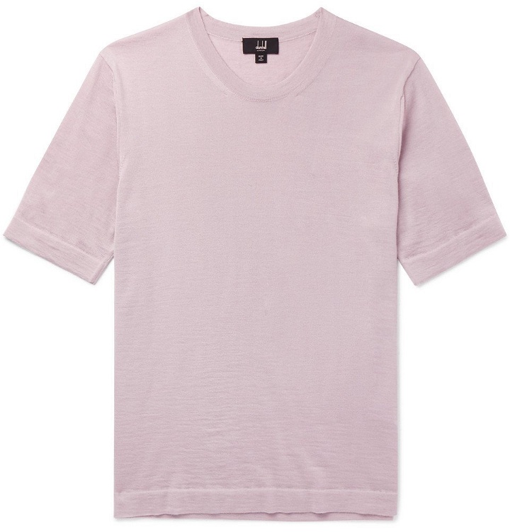 Photo: Dunhill - Cashmere T-Shirt - Lilac